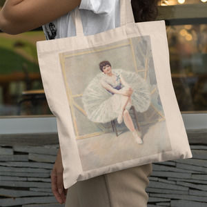 The Belle of the Ballet Canvas Tote Bag